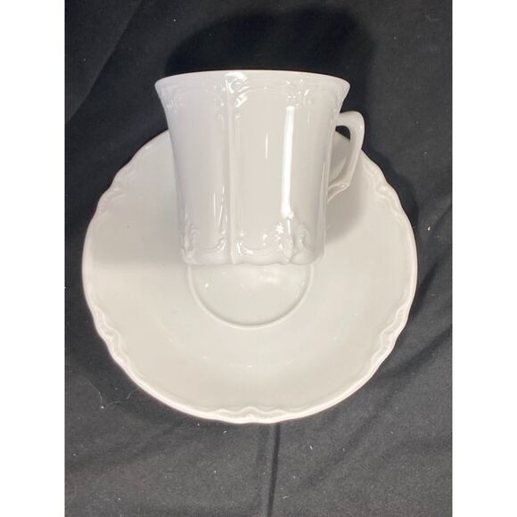 Tischenreuther Hirschenreuth Baronesse 6 Cup & Saucers MINT bone china Germany - Picture 2 of 7